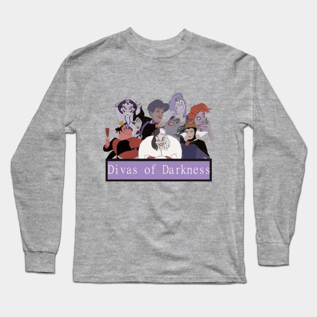 Divas of Darkness Long Sleeve T-Shirt by abrielleh99